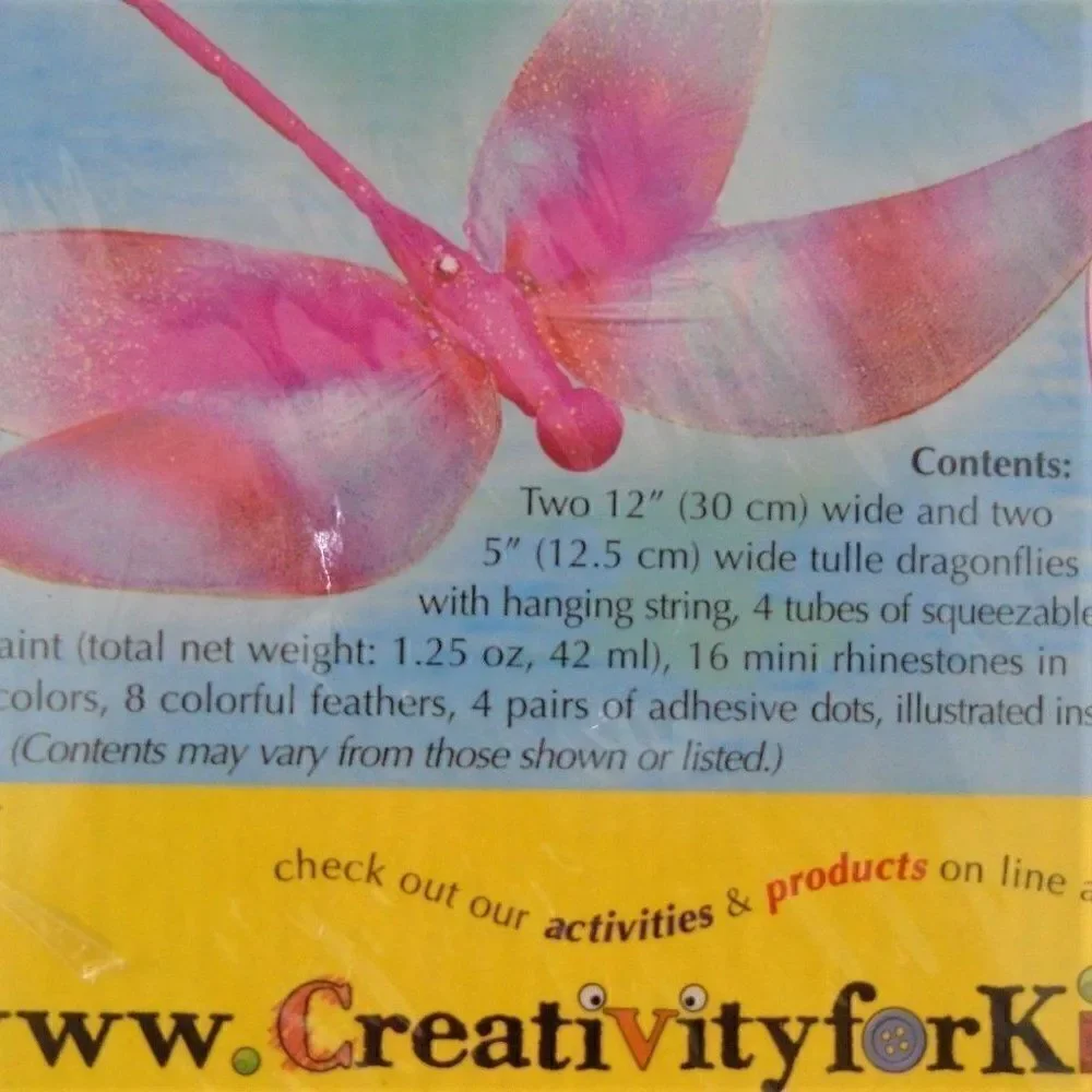 Creativity For Kids Decorate Sparkling Dragonflies